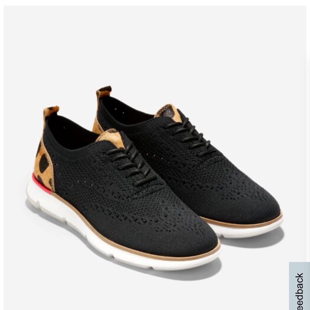 Cole Haan Women's 4.ZERØGRAND Oxfords black size 8